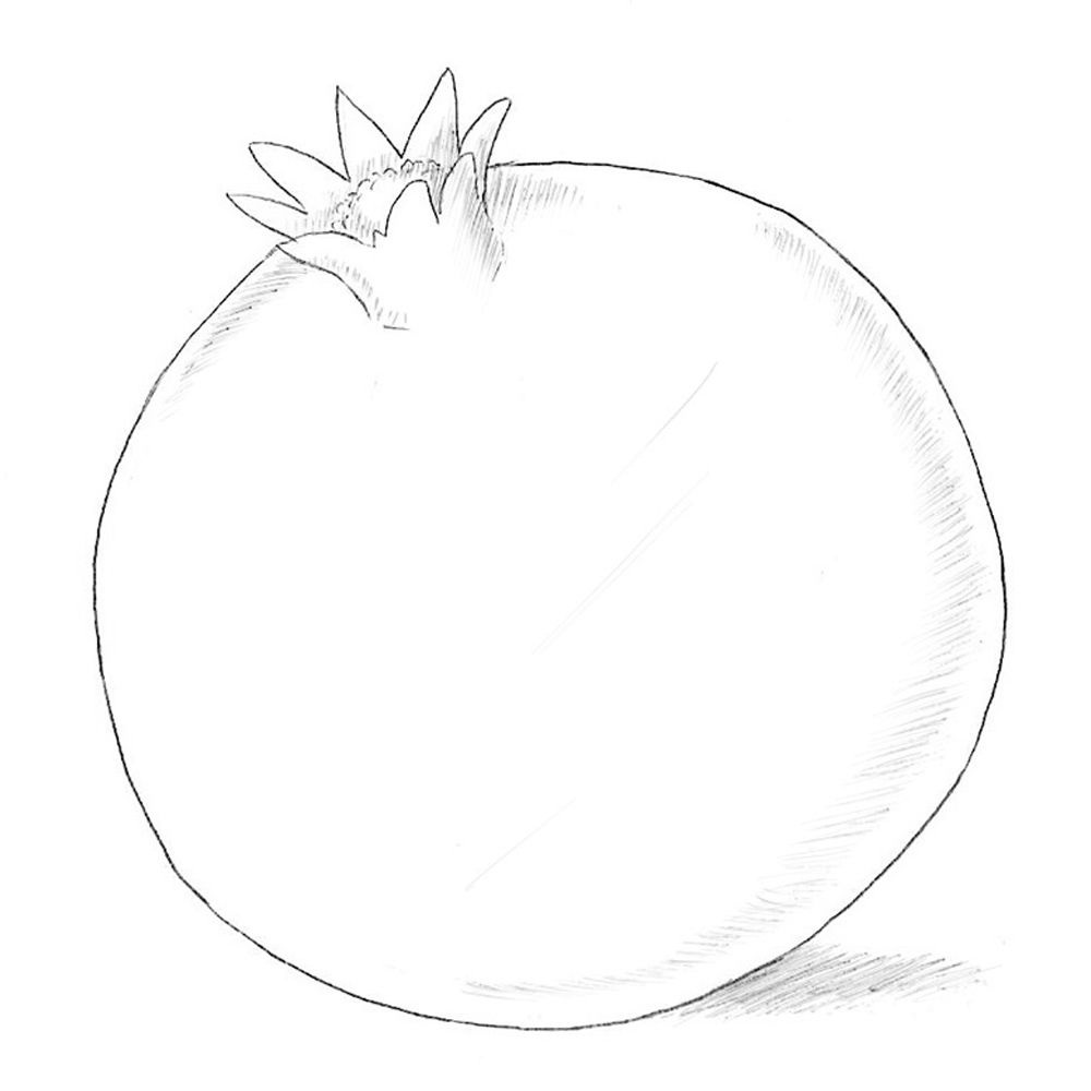 Online coloring book: Simple grenade coloring book